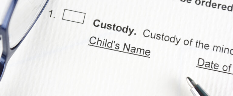 Child custody applications and documents
