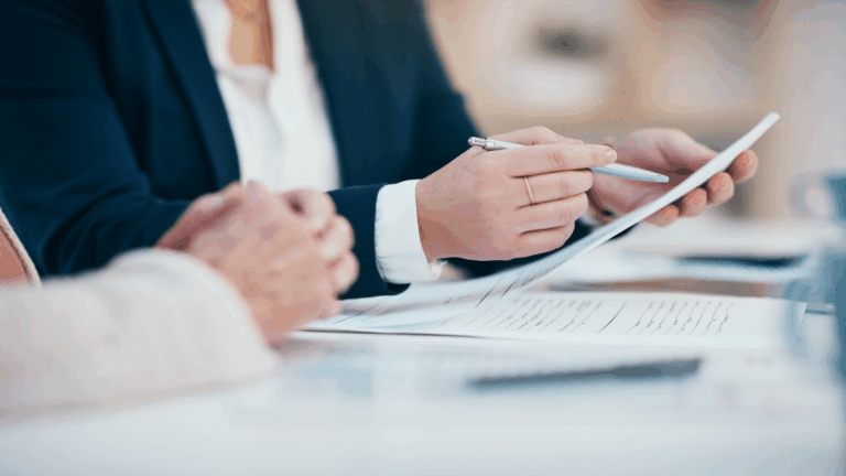Appeal lawyer working on file